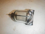 Vintage Fuel Gas Filter Glass Bowl Chrome Hot Rat Rod Ford Chevy Dodge Alloy Mfg. Fixed Price $34.00.