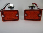 Turn Signal Indicator Lights 4 Led Rat Rod Hot Universal Pair "SMALL"#39188. Fixed Price $30.99.