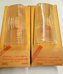 1953 Plymouth Late Model Parking Lamp Lens Pair Repl. Mopar #'s 1527443, 1527442. Fixed Price $24.99.
