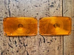 Chevy Light Parking Lenses Amber Pair New 1956 Chevrolet. Fixed Price $13.99.