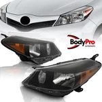 For 2012-2014 Toyota Yaris Hatchback Headlamp Headlight Housing Black Left+right. Fixed Price $208.75.