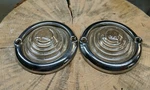 Packard Oem Glass Turn Signal Lenses With Bezels. Fixed Price $80.00.
