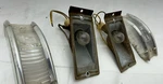 1959 Plymouth Fury Parking Lights Mopar Turn Signal Lamps Housing Lens. Fixed Price $98.97.