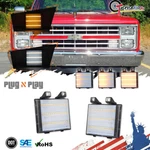 Front Grille Clear Dynamic Led Signal Drl Light For 81 82 Chevy Gmc Pickup Truck. Fixed Price $69.99.
