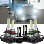 For Freightliner Coronado 2003-2018 Front Led Headlight + Fog Bulbs Kit. Fixed Price $41.59.