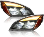 For 2018-2025 Freightliner Cascadia Full Led Drl Headlights Headlamps Pair Black. Fixed Price $398.99.
