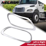 New Headlight Bezels Trims Chrome For Freightliner M2 100 106 112 2002-2018. Fixed Price $40.38.