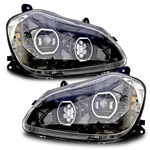 Pair Full Led Headlights Assembly Compatible With Kenworth T680 2013-2021. Fixed Price $649.17.