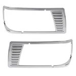 Chrome Headlamp Headlight Bezel For Peterbilt 377 Turck Lh And Rh Side #16-07213. Fixed Price $115.00.