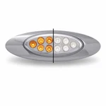Trux M1 Style Dual Revolution Amber Marker To White Auxiliary G4 Light. Fixed Price $24.99.