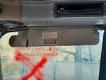 Replaces 2001 International 9200I Interior Sun Visor , Md. Fixed Price $79.39.