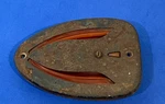 Vintage Griffin Premier Turn Signal Arrow Light Bezel With An Amber Lens Rat Rod. Fixed Price $25.00.