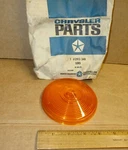 Mopar 2913348 Amber Turn Signal Lens 1969, 1970, 1971 Dodge Truck Double Face Oe. Fixed Price $37.95.