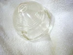 Late 1940S Chevrolet Parking Light Lens Guide F-19 Clear Glass- #5938155 Vgc. Fixed Price $40.00.