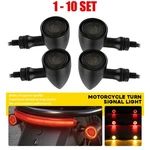 4-40X Motorcycle Amber&red Black Bullet Turn Signals/tail Light Mini Front Rear. Fixed Price $44.64.