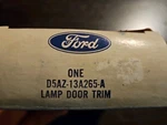 Nos Ford D5AZ-13A265-A Upper Trim Parking Lamp Door Bezel 75 Ltd. Fixed Price $45.00.