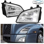 For Volvo Vnl 2018+ Fog Lights Led Front Bumper Driving Chrome Housing. Fixed Price $152.99.