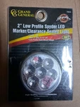 Grand General 76623 Inch Low Profile Spyder Red Led Marker Clearance Light. Fixed Price $11.99.