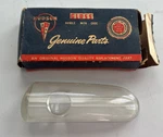 Vintage 1950 Hudson Commodore Parking Light Frosted Glass Lens Drivers Side Left. Fixed Price $29.99.