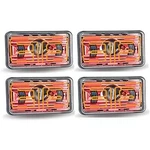 4PC Trux 4X6" Heated Led Projector Headlight Set Low & High Beam Dot Approved. Fixed Price $1268.00.