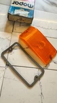 Nos Dodge A100 Turn Signal Lens & Gasket Pkg, Amber, Mopar. 2525641. Fixed Price $85.00.