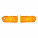 New Pair Of Amber Parking Light Lens Trim Parts Fits Chevelle Camino A4250. Fixed Price $117.87.