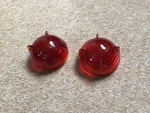 One Pair New Red Glass Stop/tail Lens For Military Land Rover 576204. Fixed Price $87.07.