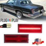 2PCS Red Lens Led Rear Side Marker Lights For 1981-1988 Oldsmobile Cutlass 442. Fixed Price $39.99.