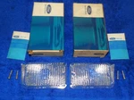 1971 1972 Ford Custom Galaxie 500 Ltd Brougham Nos L+r Front Parking Lamp Lenses. Fixed Price $109.00.