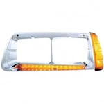 United Pacific 32490 Headlight Bezel, Lh, 14 Led, With Turn Signal, Amber Led/am. Fixed Price $161.99.