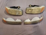 Gmc Sierra Chevy Headlight Headlamp Set Left Right Pair Oem. Fixed Price $45.00.