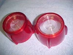 Mopar 1957 Dodge Passenger Car Pair Reverse Back-up Lenses Nors Glo-brite. Fixed Price $39.50.