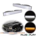Switchback Led Clear Drl Signal Lights Pair For 82-87 El Camino Malibu Caballero. Fixed Price $149.99.