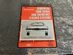 1967 Cougar Ford Sequential Turn Signal Manual. Fixed Price $40.00.