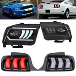 05-09 Ford Mustang Led Projector Headlights + Clear Tail W/animation. Fixed Price $616.54.
