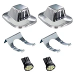Hercoo Led License Plate Light Lamp Lens White Bulbs Chrome Truck Rear Housin.... Fixed Price $30.78.