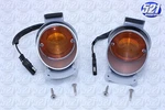 Front Turn Parking Light Signal Assemblies Pr 68 69 Dodge Coronet Superbee Mopar. Fixed Price $149.95.