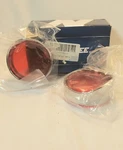 Nthree Auto Red Billet Lenses Harley Turn Signal Rear Covers. Fixed Price $5.56.