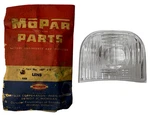 New Old Stock Back Up Light Lens For 1951-54 Desoto Models Mopar #1473517. Fixed Price $115.00.