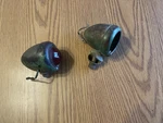 Vintage Guide R8-50-1 Bullet Light And With Red Glass Lens Car Auto Motorcycle. Fixed Price $85.00.