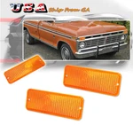 Ford F-100 F100 Series Year 1974- 1977 Amber Front Turn Signals Lenses 2PCS. Fixed Price $19.99.