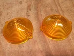 1963 64 65 66 67 Corvette C2 Nos Gm Amber Turn Signal Light Lens Set 5950982. Fixed Price $55.00.