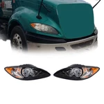 For 2008-2016 International Prostar Black Housing Projector Headlights Pairs. Fixed Price $285.99.