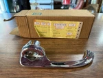 1965-67 Corvette Outer Door Handle L.h. Nos Gm# 5719143 & Button 9632427. Fixed Price $200.00.