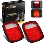2X Universal 16 Led Stop Tail Turn Signal Backup Reverse Brake Clearance Mark.... Fixed Price $41.59.