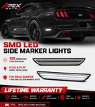 "white Led" Rear Side Marker Lights Housing Lamp 2015-2023 Ford Mustang S550. Fixed Price $28.00.
