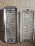 1973-80 Chevy Truck Parking Front Turn Lights Lens Lh Rh Guide It Sae Ip Oem. Fixed Price $46.75.