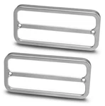 Eddie Side Marker Bezel Rectangle Aluminum Polished Gm Fullsize Truck 1967-72. Fixed Price $106.31.