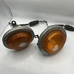 Iki 3044 1962-1965 Datsun Fairlady 1500 Amber Turn Signal Round Pair. Fixed Price $60.00.
