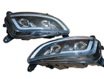 Pair Fit For Peterbilt 579 587 2011-2021 Led Black Projector Headlight Assembly. Fixed Price $431.99.